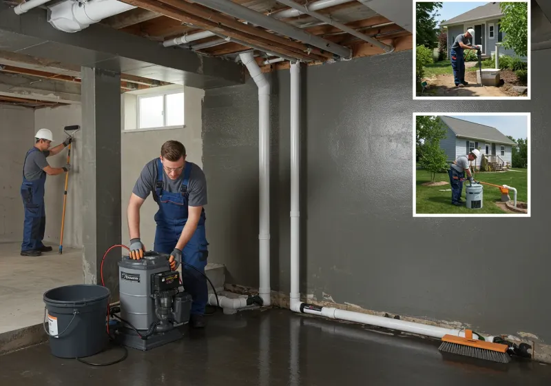 Basement Waterproofing and Flood Prevention process in Harrisburg, NC